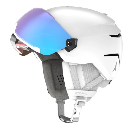 Atomic SAVOR Visor Stereo White heather helma
