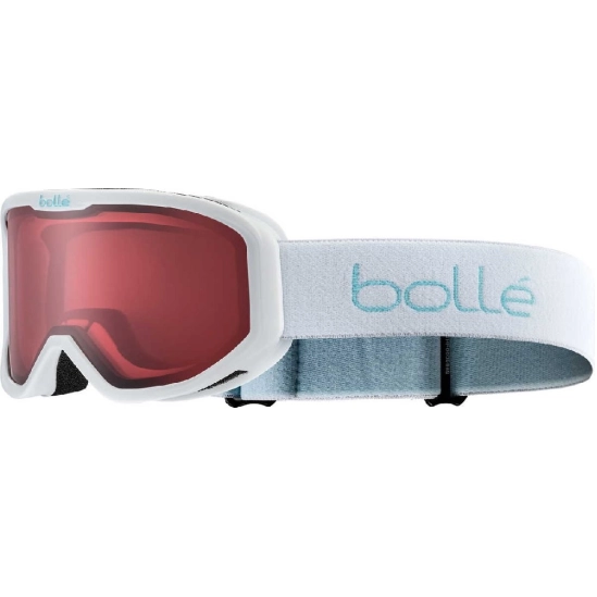 Bollé INUK White Matte/Vermillon dětské lyžařské brýle