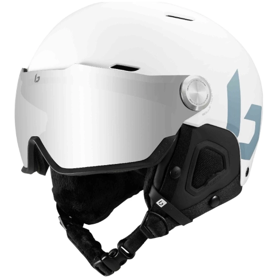Bollé MIGHT Visor Offwhite Matte / Brown gun lens S2 lyžařská helma