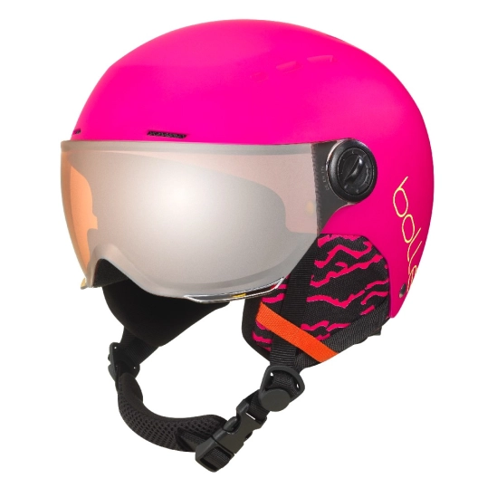 Bollé QUIZ VISOR Matt Hot Pink/ Orange Gun Visor dětská helma