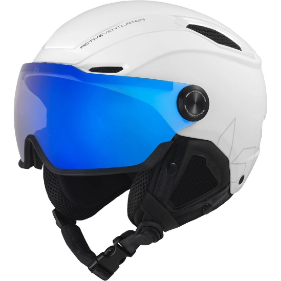 Bollé V-LINE Visor White Matte / Photochromic blue lens S1-3 lyžařská helma