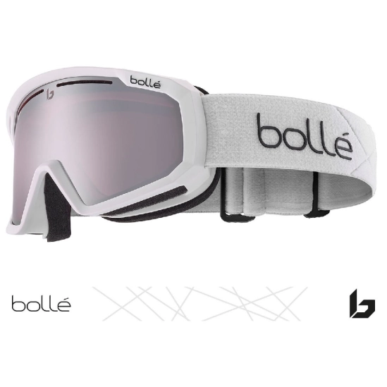 Bollé Y7 OTG White Matte / Vermillon Gun S2 lyžařské brýle