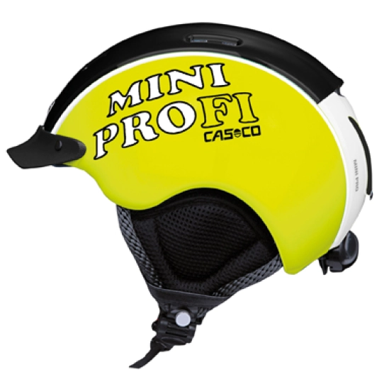 Casco Mini Pro Neon Yellow dětská lyžařská helma