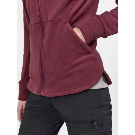 Craft ADV Fleece Midlayer W Punsch red dámská mikina