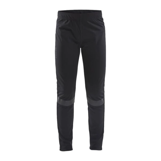 Craft ADV Warm XC Tights Jr black dětské kalhoty
