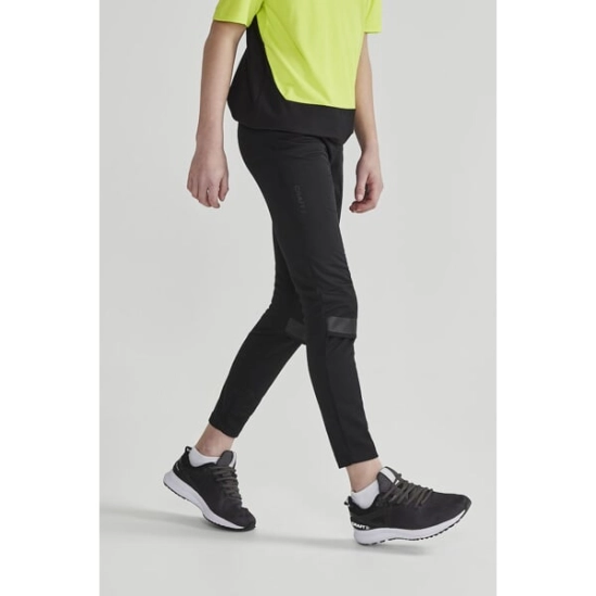Craft ADV Warm XC Tights Jr black dětské kalhoty