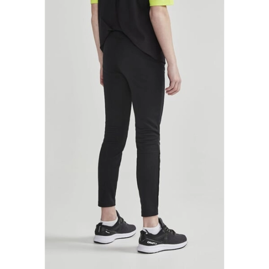 Craft ADV Warm XC Tights Jr black dětské kalhoty