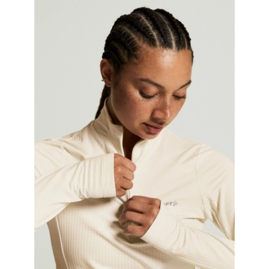 Craft Gain Thermal Midlayer 2 Tofu dámský funkční polorolák