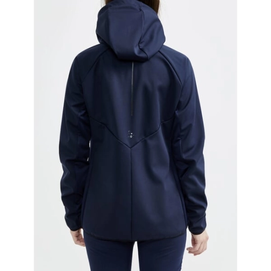 Craft Glide Hood Jacket W Blaze/machine dámská bunda na běžky
