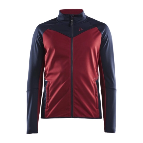 Craft Glide Jacket M Rhubarb/blaze pánská bunda