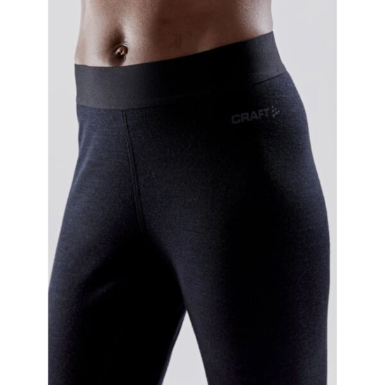 Craft Merino 240 Pants W Black/asphalt dámské funkční spodky