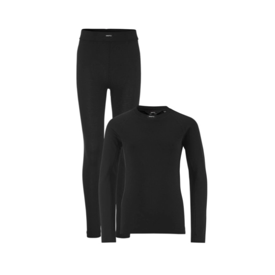 Craft Thermal Baselayer 2 Set Black dětské funkční prádlo