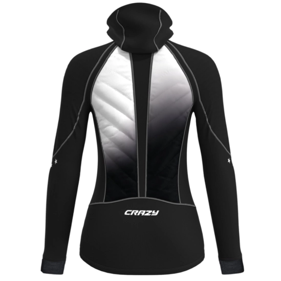 Crazy Channel Woman Jacket White-Black dámská bunda