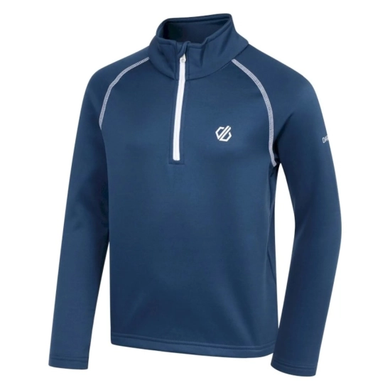 Dare2b Consist Core Stretch Half Zip Admiral blue dětské termo triko