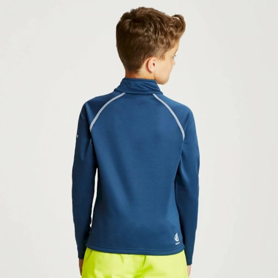 Dare2b Consist Core Stretch Half Zip Admiral blue dětské termo triko