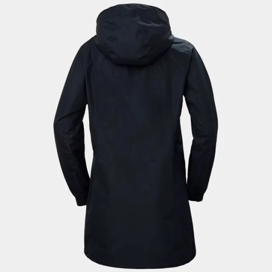 Helly Hansen Aden Long Rain Coat Navy dámský kabát