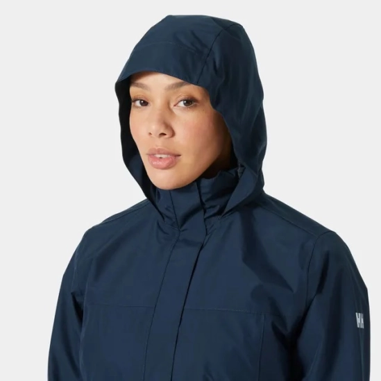 Helly Hansen Aden Long Rain Coat Navy dámský kabát