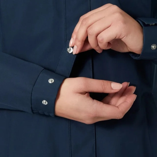 Helly Hansen Aden Long Rain Coat Navy dámský kabát