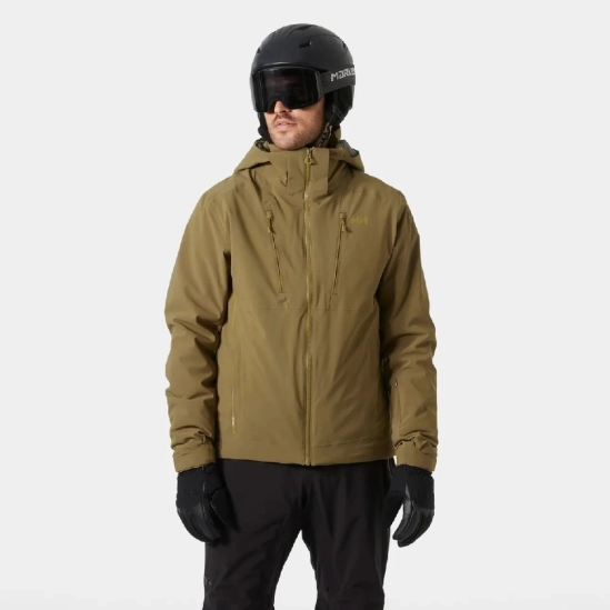Helly Hansen Alpha 4.0 Jacket Sepia pánská lyžařská bunda