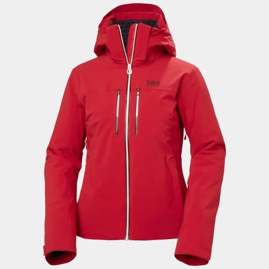 Helly Hansen Alphelia Lifaloft Red dámská lyžařská bunda