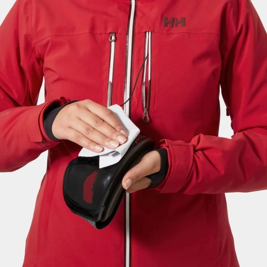 Helly Hansen Alphelia Lifaloft Red dámská lyžařská bunda
