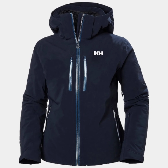Helly Hansen Alphelia Lifaloft Navy dámská lyžařská bunda