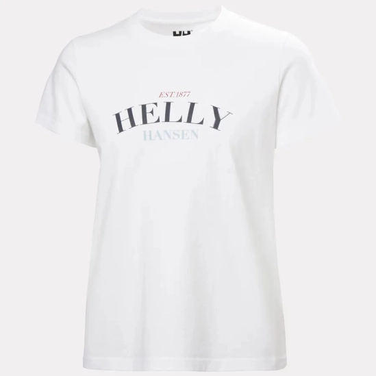 Helly Hansen Core Graphic T-Shirt 2.0 white dámské tričko