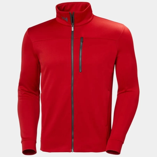 Helly Hansen Crew Fleece Jacket Red pánská bunda