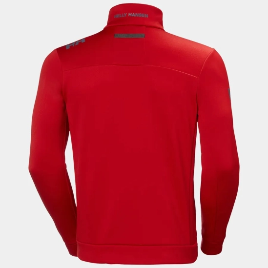 Helly Hansen Crew Fleece Jacket Red pánská bunda