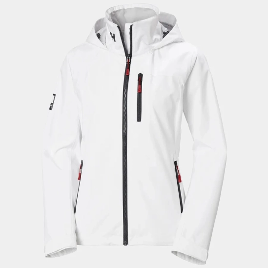 Helly Hansen Crew Hooded Sailing Jacket 2.0 white dámská bunda