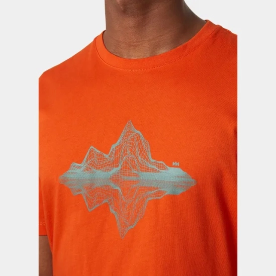 HH F2F Cotton Tee 2.0 Patrol orange pánské tričko