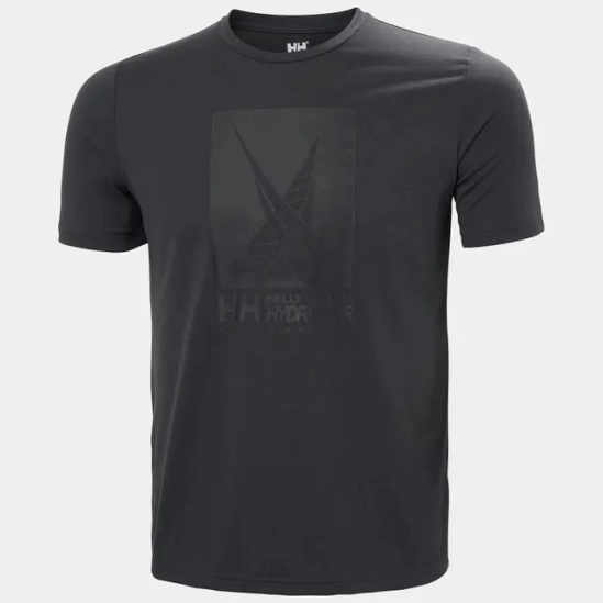 HH HP Race Graphic Sailing T-Shirt Ebony pánské tričko