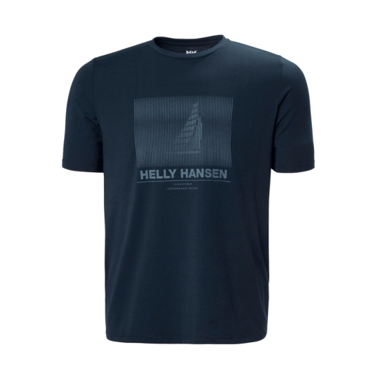 HH HP Race Graphic Sailing T-Shirt navy pánské tričko