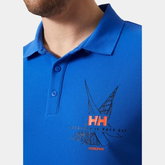 HH HP Race Sailing Polo M Cobalt pánské tričko