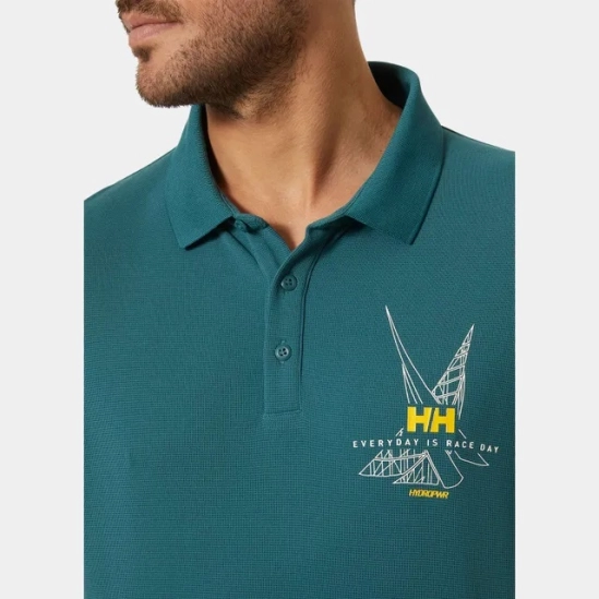 HH HP Race Sailing Polo M Dark creek pánské tričko