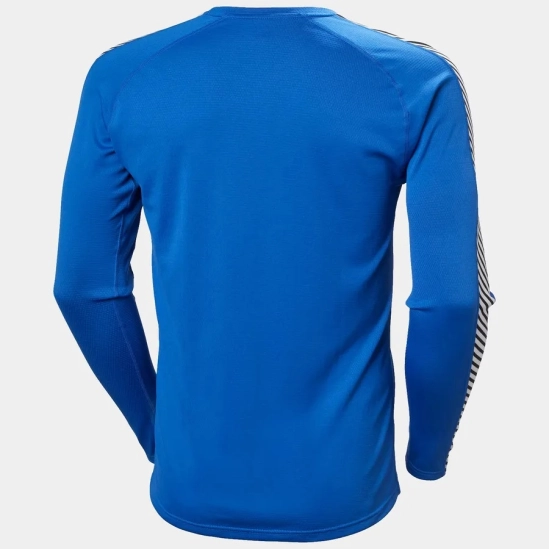 Helly Hansen Lifa Active Stripe Crew Cobalt pánské funkční triko