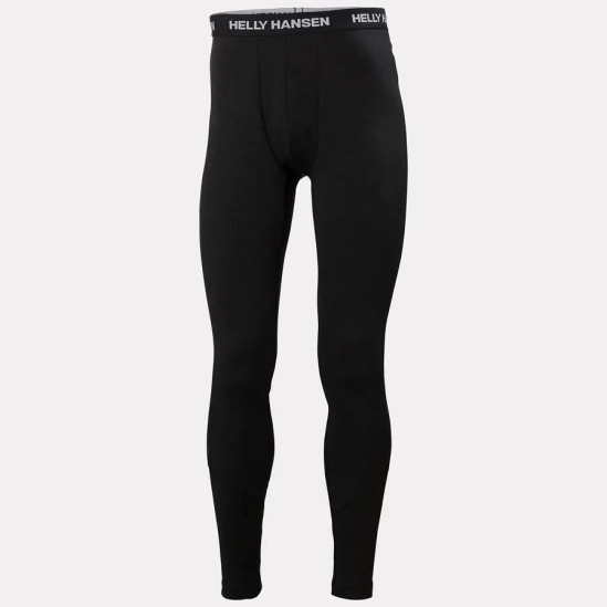Helly Hansen Lifa Merino Midweight Pant Black pánské funkční spodky