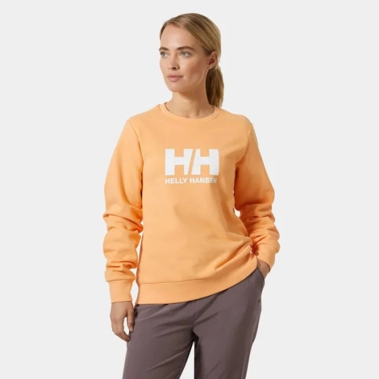 Helly Hansen Logo Crew Sweatshirt 2.0 Miami peach dámská mikina