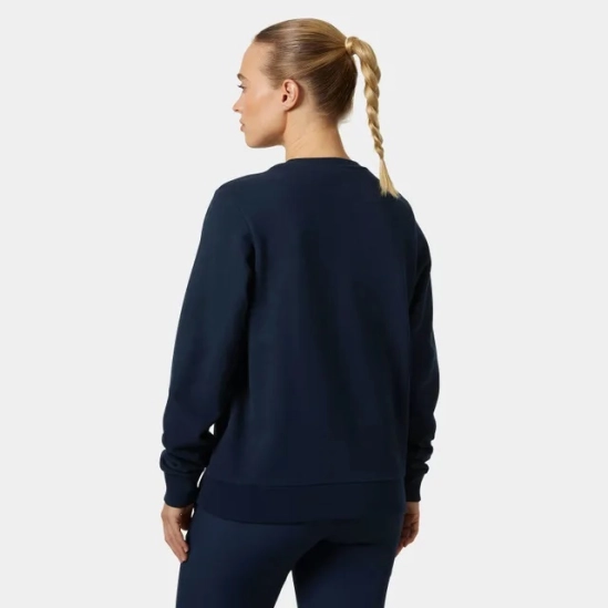 Helly Hansen Logo Crew Sweatshirt 2.0 W Navy mikina