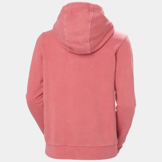 Helly Hansen Logo Full Zip Hoodie 2.0 Washed red dámská mikina