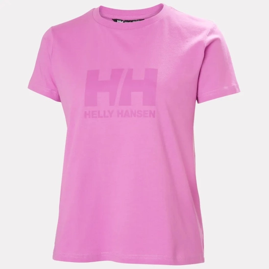 Helly Hansen Logo T-shirt 3.0 Meta pink dámské tričko