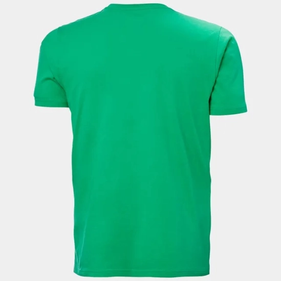 Helly Hansen Logo T-shirt Bright green pánské tričko