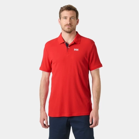 Helly Hansen Ocean Polo 2.0 alert red pánské tričko