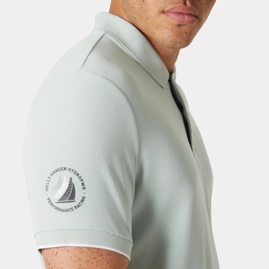 Helly Hansen Ocean Polo 2.0 Green mist pánské tričko