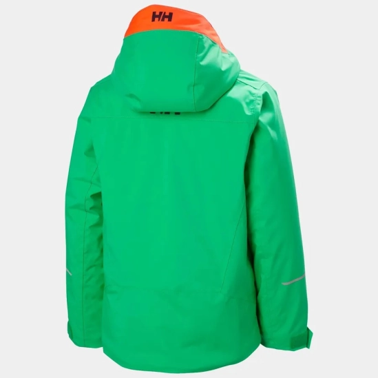 Helly Hansen Quest Jacket JR Bright green dětská lyžařská bunda