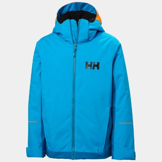 Helly Hansen Quest Jacket JR Neptune blue dětská lyžařská bunda