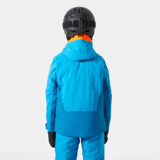 Helly Hansen Quest Jacket JR Neptune blue dětská lyžařská bunda