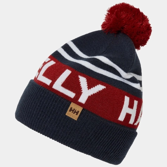Helly Hansen Ridgeline Beanie Navy čepice s bambulí