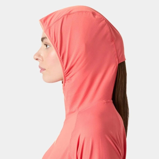 Helly Hansen Shine Solen 1/2 Zip Hoodie sunset pink dámská mikina