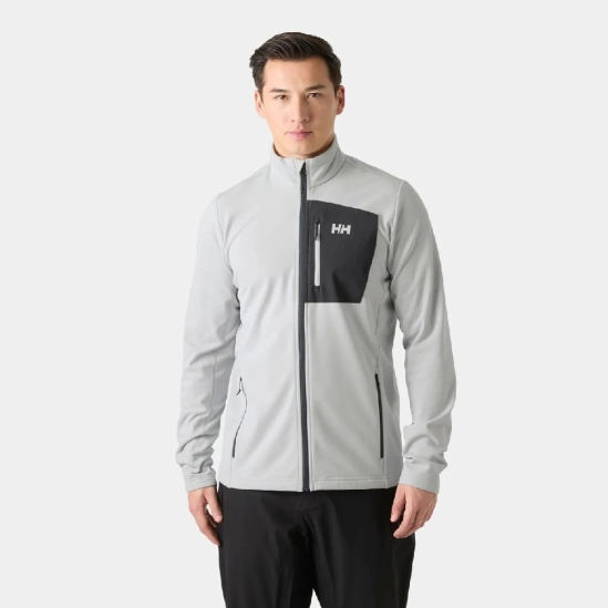 Helly Hansen Versalite Fleece Grey fog pánská mikina
